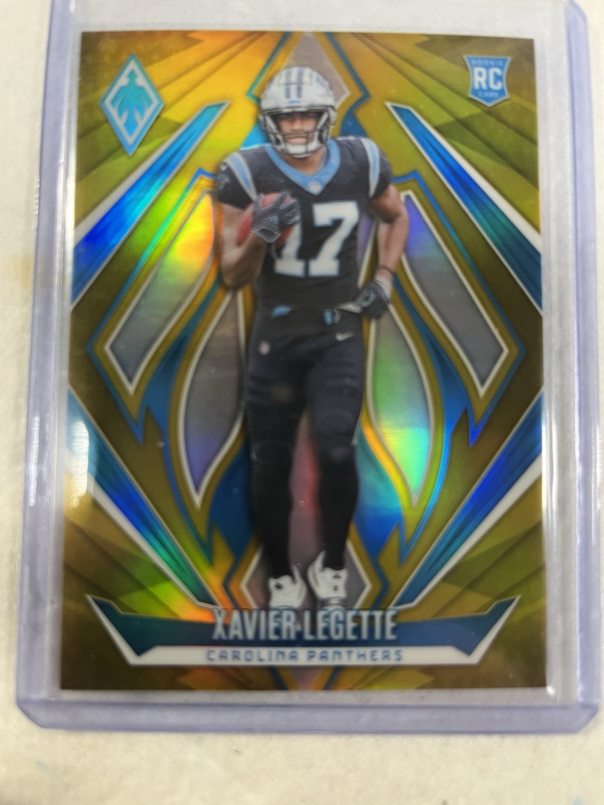 2024 Panini Phoenix - Xavier Legette #249 Gold /10 (RC) Panthers