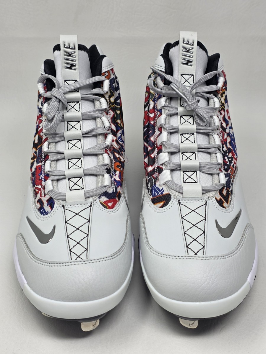 M12 Nike Griffey 2 Metal Baseball Cleats Jackie Robinson Day MLB PE - HV6878-001 Nike Griffey 2 Metal Baseball Cleats Jackie Robinson Day  main image 2