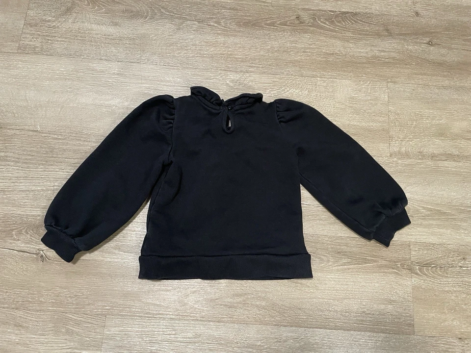 Set Of 2 Janie and Jack Girl’s Long Sleeve Shirt Size 3 Years Black Blouses - Image 3 of 4