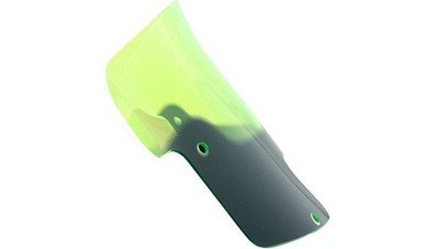 Klock Werks Ice Kolor Flare Windshield 8'' Green Indian Challenger/Pursuit