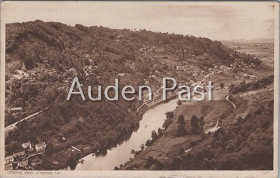 1949 Symonds Yat Wye Valley Gesamtansicht Postkarte UK Landschaft