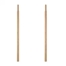 60" Hardwood Wheelbarrow Handles – Heavy-Duty Replacement Handle Set (Pack of 2)