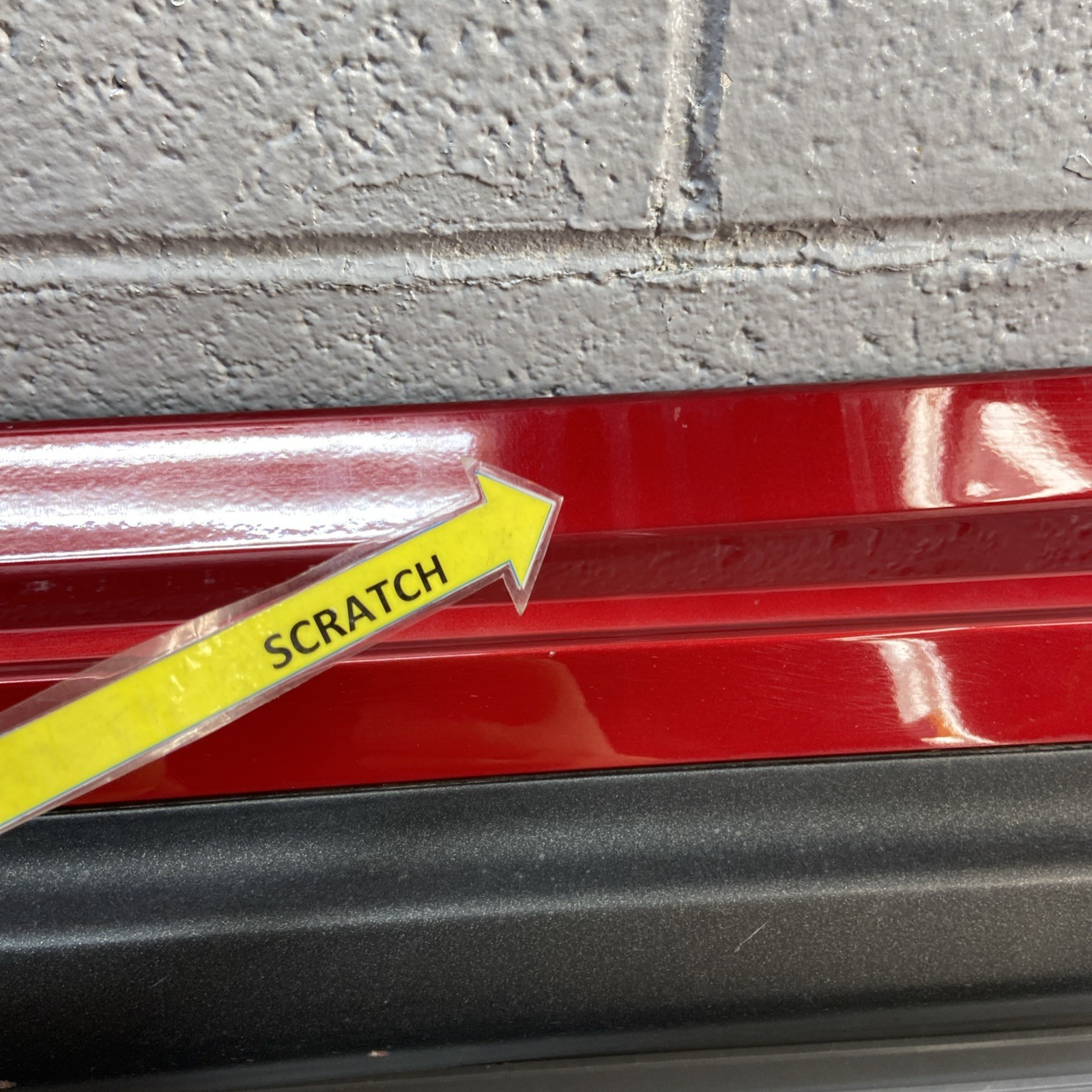 2014-2020 Maserati Ghibli M157 Right Rocker Panel Side Skirt Red OEM *NOTE*