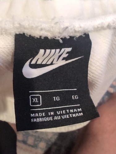 Pantalones Cortos Nike Sportswear Blanco Doble Swoosh Terry Francés Para Hombre XL - Imagen 3 de 3