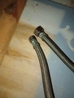 Two Braided Stainless Steel Faucet Supply Lines 20 Inch Length 1/2-Inch FIP — photo 2