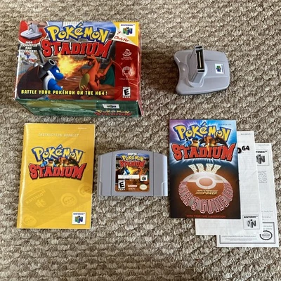 Pokemon Stadium - Nintendo 64 N64 - CIB - Authentic, Tested, Working w/Transfer - Image 1 of 4