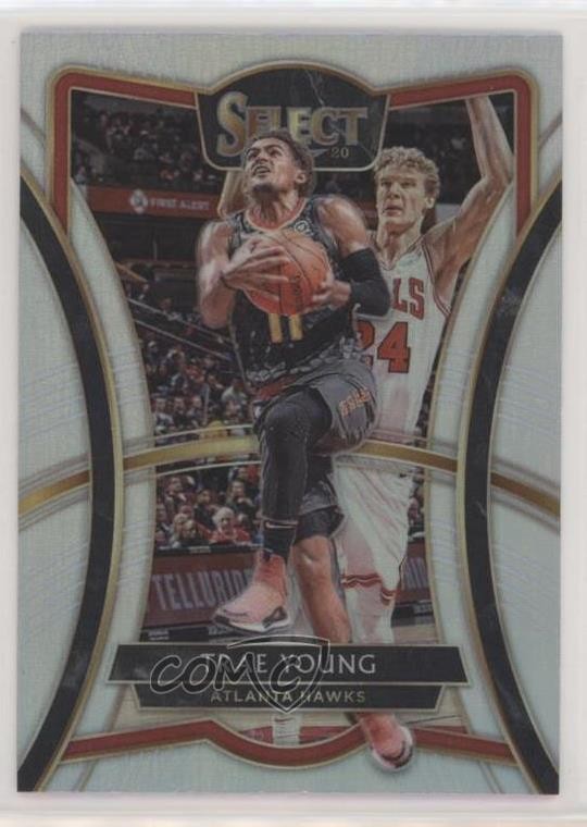 2019-20 Panini Select Premier Level Silver Prizm Trae Young #149 06vc
