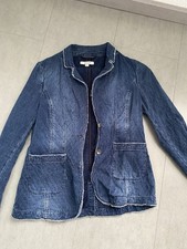 Comma Jeansblazer Größe 38 Blau Neu Damen Jeansjacke ungetragen 