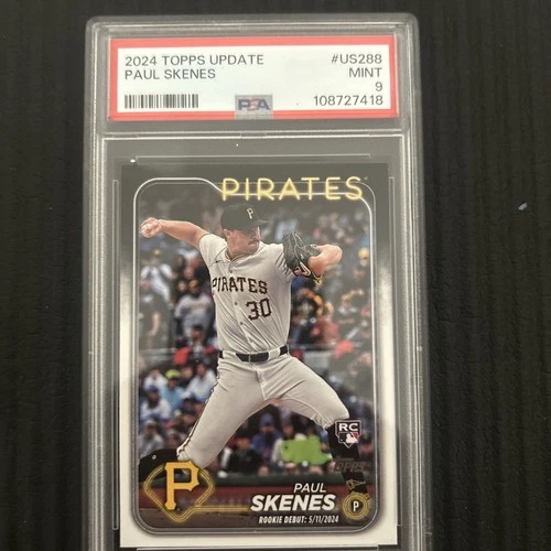 PSA 9 2024 Topps Update Series - Rookie Debut Paul Skenes #US288 (RC)🔥🔥