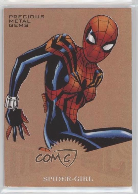 2017 Fleer Ultra Marvel Spider-Man Metal PMG Bronze 95/199 Spider-Girl #MM26 2oz