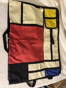 A2 Artist Portfolio Backpack/Carrying Case Canvas in a Colorblock Design