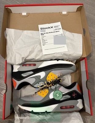 Size 9.5 - Nike Air Max 90 Buckle Spiral Sage