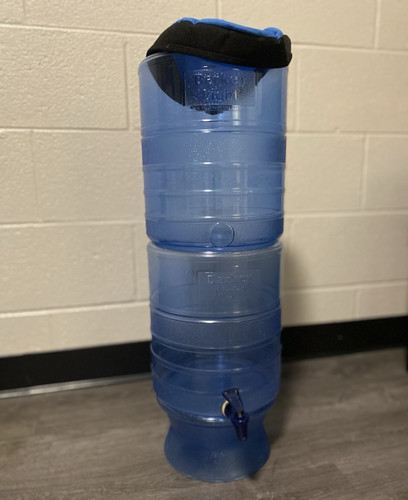 Berkey Light Blue Plastic Water Dispenser 2.75 Gal w/ Spigot NO FILTER