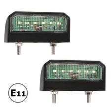 2x 12V 24V Universal 6 LED.Kennzeichenbeleuchtung Nummernschild Beleuchtung AUTO