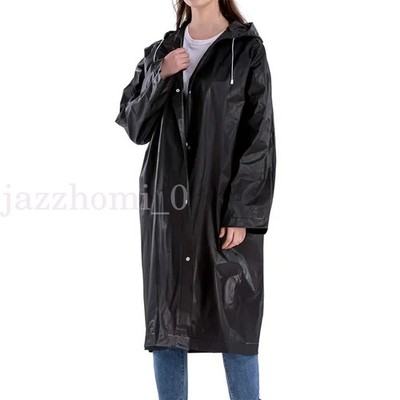 Regenmantel Wasserdicht Poncho Wiederverwendbar Kunststoff Erwachsene Camping Festival Regenmantel