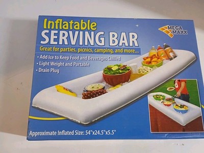 Inflatable Serving Bar Ice Food Beverages Cooler Parties Picnics Camping 54'' New