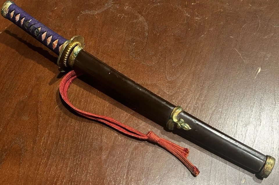 RARE!! Japanese Antique Ladies Tanto Gaisha Self Defense Harakiri Seppuku Dagger - Image 3 of 4