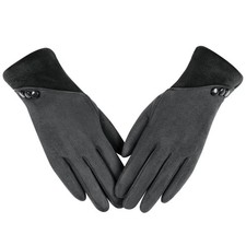Womens Winter Warm Gloves, Contrast Color Design Touchscreen Texting Fleece L...