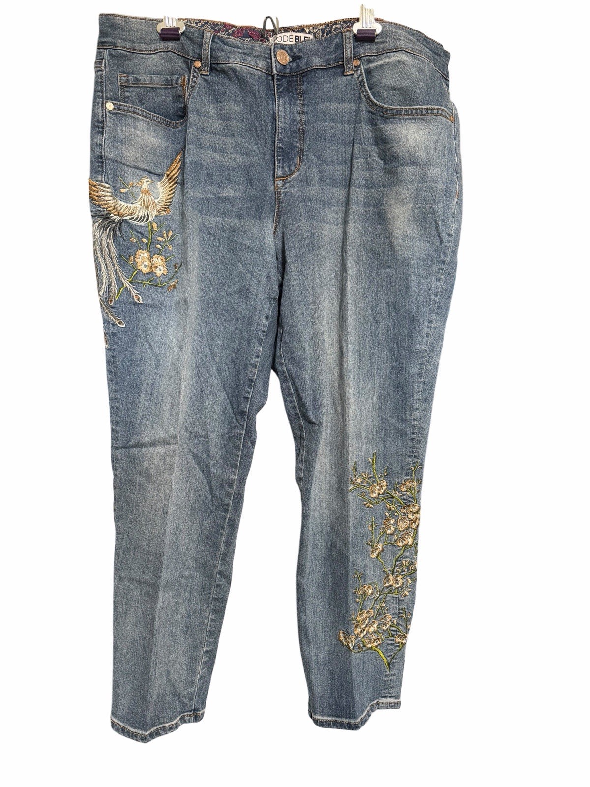 Code blue Phoenix, Rising Embroidered ￼ Embellish… - image 1