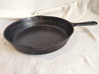 GRISWOLD CAST IRON SKILLET No.8 SMALL BLOCK LOGO ERIE, PA. 704K