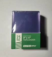 25 Pack 3" x 4" Top Loaders for Trading Cards | Bundle And Save! Bulk Discount