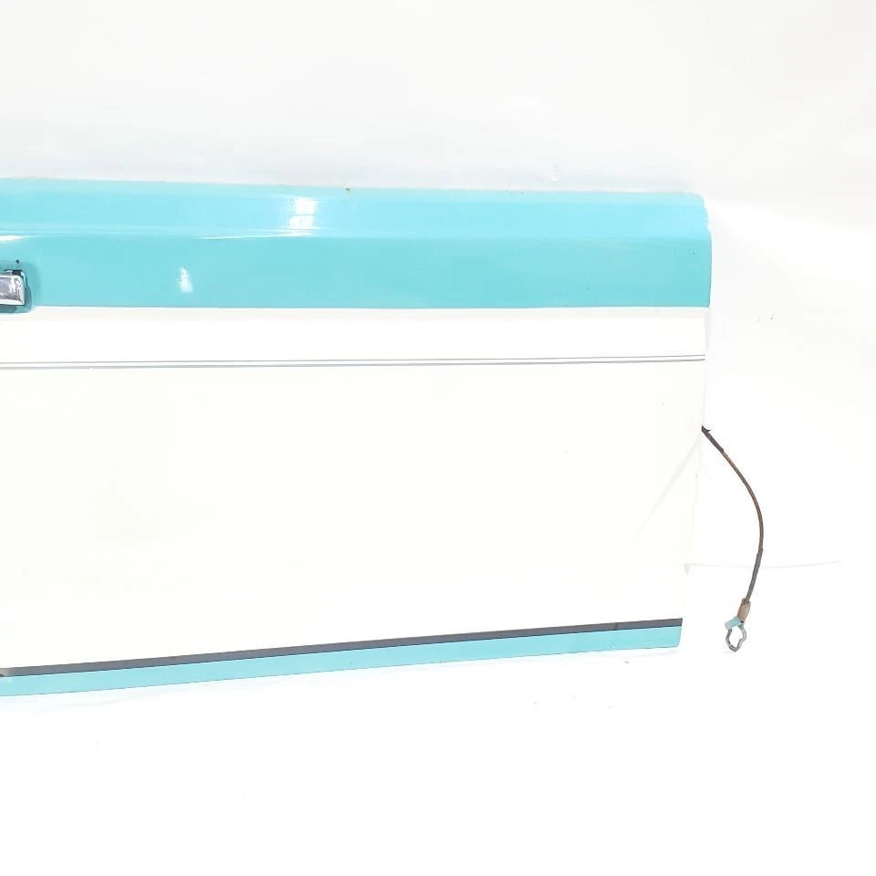 Ford F150 1992 1993 1994 1995 1996 puerta trasera OEM blanco verde azulado Foto 4 de 4