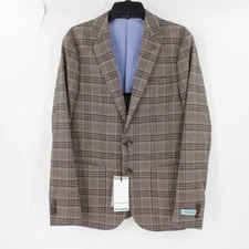 NWT Scotch soda Sport coat Mens medium unstructured half lined lightweight plaid