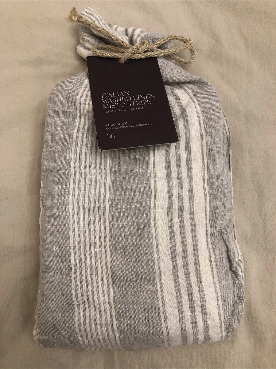 Restoration Hardware Italian Linen Misto Stripe 26