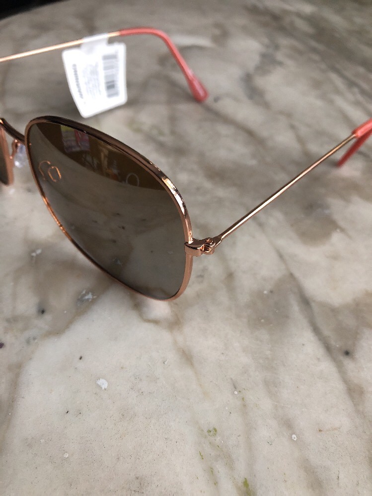 NWT Halston Aviator Sunglasses Halston HWS22 Silver Frame Aviator Sunglasses NWT | eBay main image 3