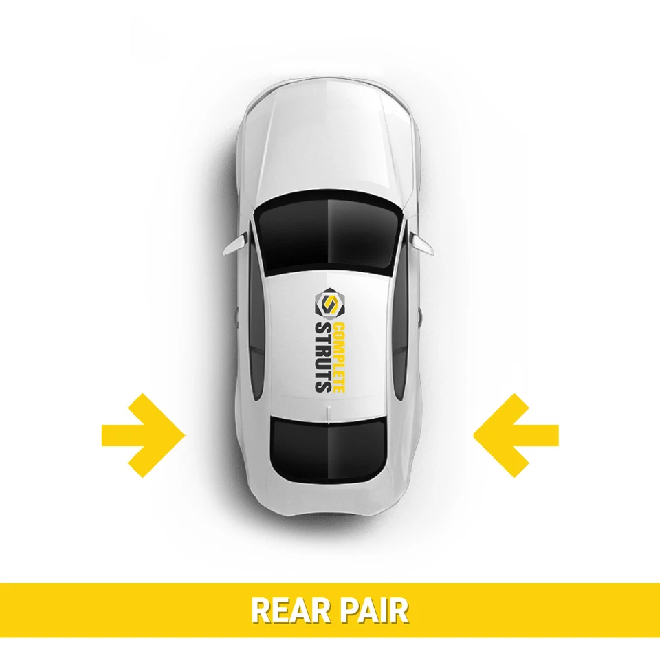 2006-2012 Mitsubishi Eclipse Rear Pair Complete Struts & Coil Spring Assemblies Foto 4 de 4