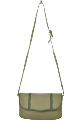 Diva For I Santi Womens Handbag Size M Ivory Mint Shoulder Bag