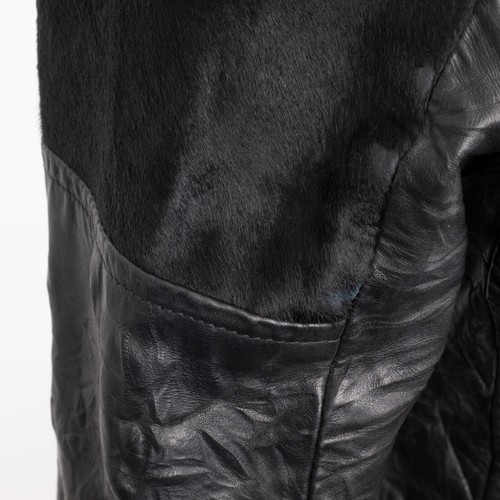 Diamond Roc. LONDON Women's Black Leather Biker Motorcycle Jacket Size 10 / M - Picture 18 of 23