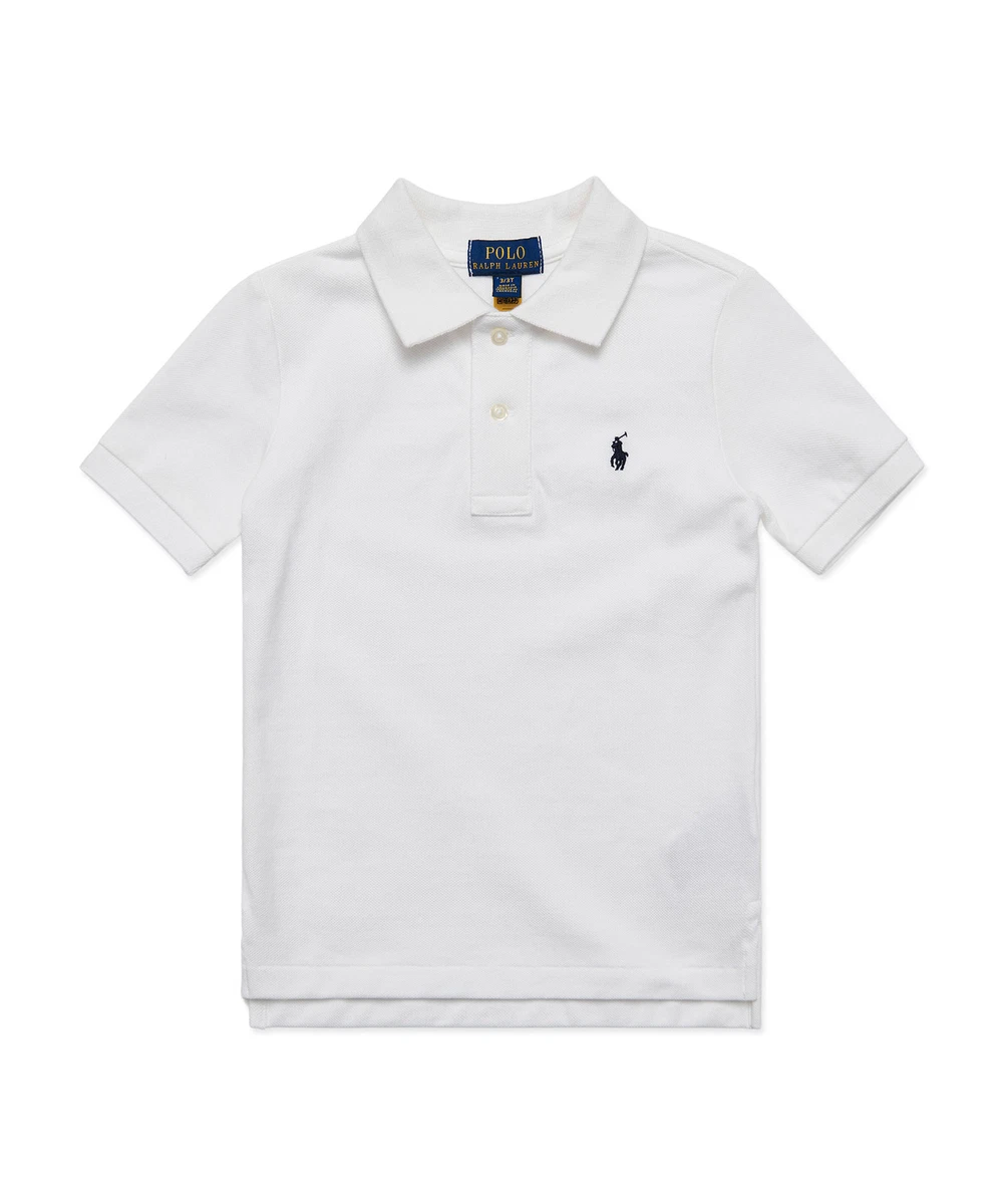 White polo shirt clearance 2 year old