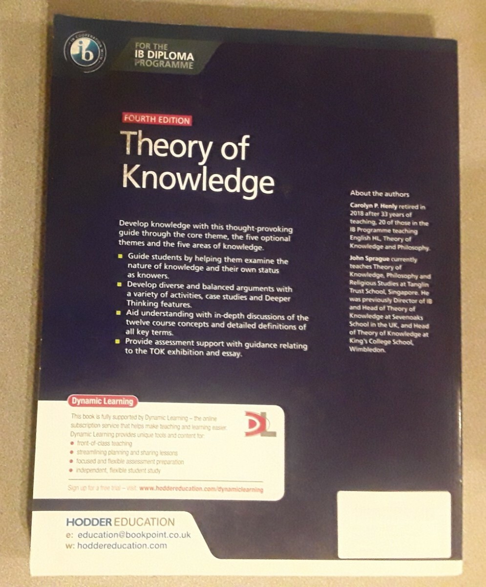 語学・辞書・学習参考書 Theory of Knowledge Fourth Edition Hachette Learning | Hachette Learning