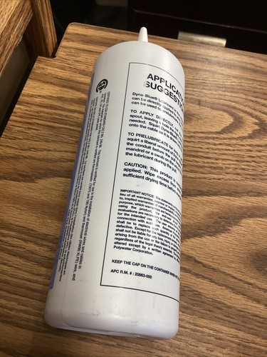 Cable Pulling Lubricant Dyna-Blue Heavy Duty One Quart Bottle # D-35 - Picture 4 of 6
