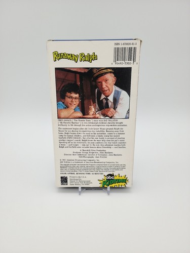 Runaway Ralph VHS 1991 Fred Savage ABC Kidtime - Picture 2 of 4