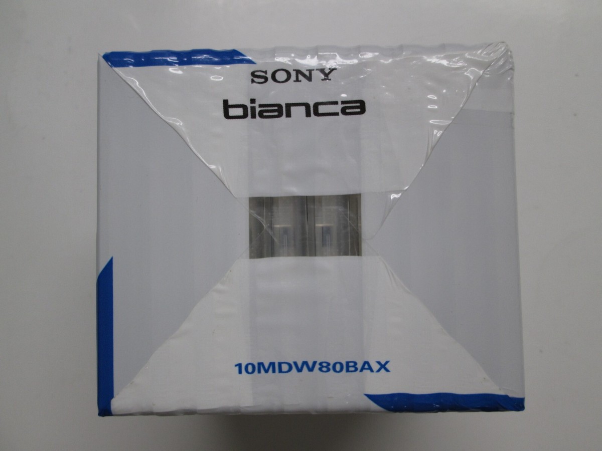 Sony Bianca 10MDW80BAX 80min Recordable MiniDisc Mix - 10 Pack | eBay