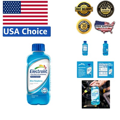 Scientifically Formulated Blue Raspberry Electrolyte Drink - 12 Pack