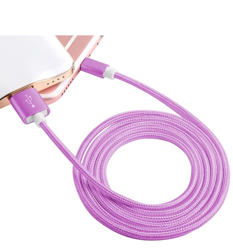 1,5m Nylon Datenkabel USB Kabel Ladekabel für iPhone 11 X 8 7 6 5 S SE Plus iPad - Bild 29 von 33