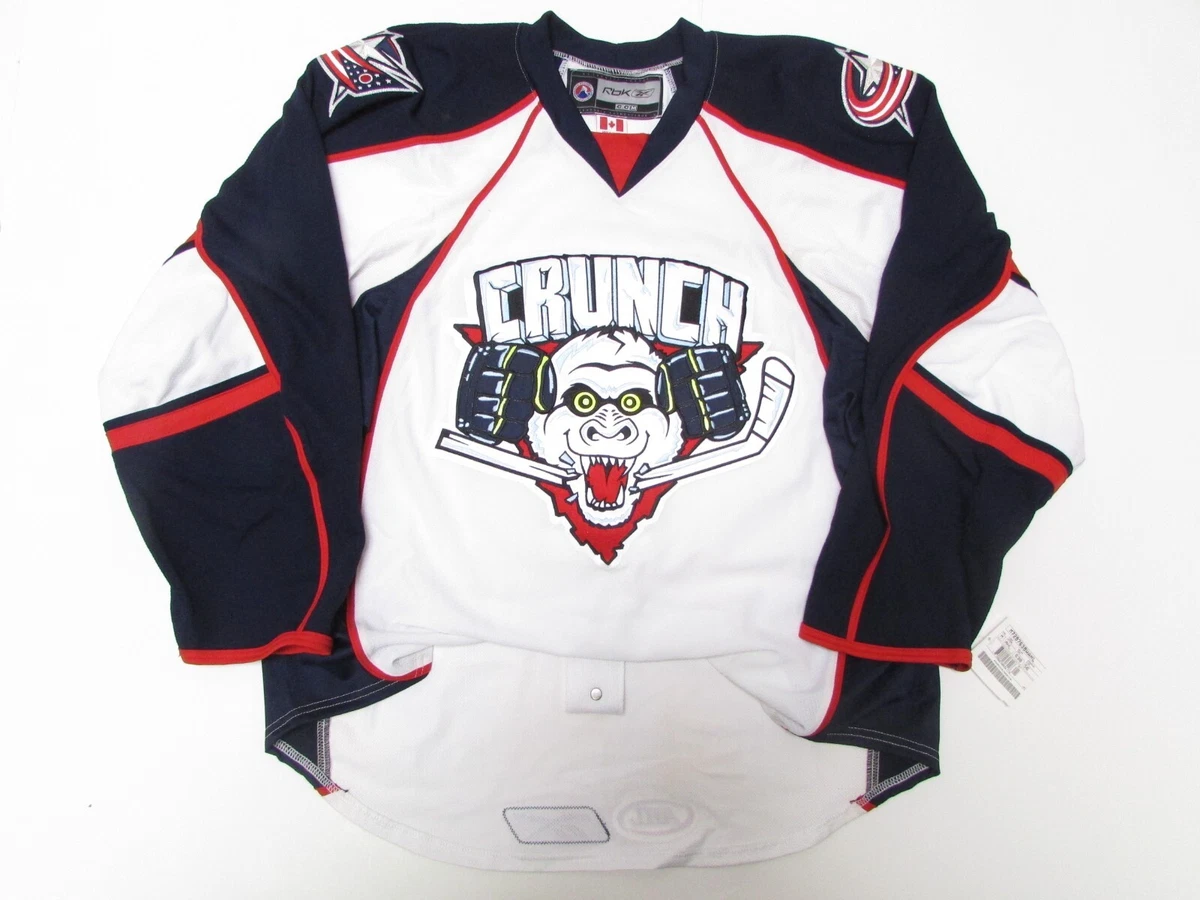 SYRACUSE CRUNCH AUTHENTIC AHL REEBOK EDGE 2.0 7287 HOCKEY JERSEY SIZE 56