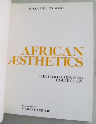 African Aesthetics : The Carlo Monzino Collection by Susan M
