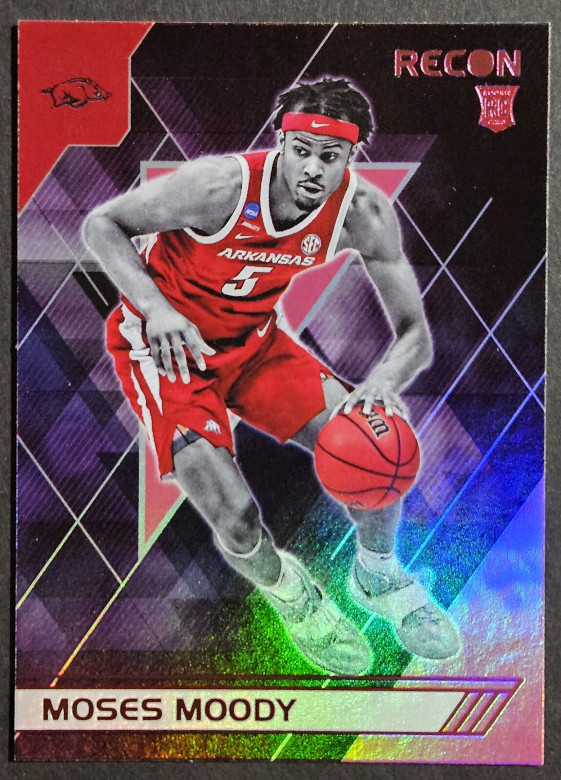 2021-22 Panini Chronicles Recon Draft Picks #131 Moses Moody Rookie RC