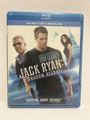 Jack Ryan: Shadow Recruit (Blu-ray, 2014.digital HD NEW!!!