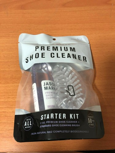 BRAND NEW JASON MARKK PREMIUM SHOE CLEANER STARTER KIT CLEANER + BRUSH - Picture 3 of 4