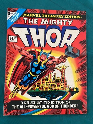 Marvel Treasury Edition #3 The Mighty Thor VF/NM (9.0) - Off-White Pages!!