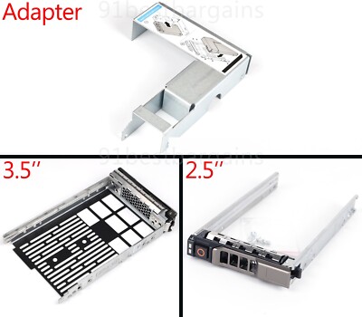 NEW 3.5'' 2.5'' SAS/SATA HDD Tray Caddy Adapter for Dell R710 R720 R720XD R730