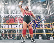 BRONSON REED signed (WWE) WRESTLING RAW 8X10 photo BECKETT BAS BJ79346 BRONSON REED signed (WWE) WRESTLING RAW 8X10 photo BECKETT BAS BJ79346