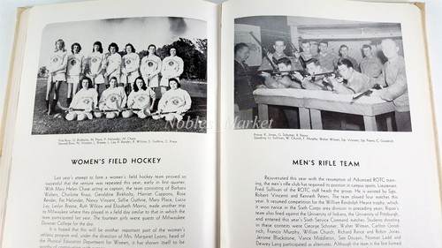 Ripon Wisconsin 1946 Ripon College Yearbook Crimson - Picture 9 of 9