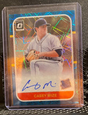 Casey Mize 2022 Optic RR '87 Retro Teal Velocity Auto #33/35 - Tigers