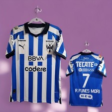Rayados del Monterrey 23/24 Home - Puma Blue - R. Funes Mori # 7 - Slim Fit 3XL